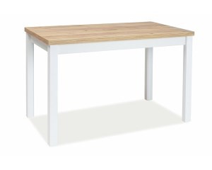 Стол Adam 68x120 Signal дуб золотой / белый мат